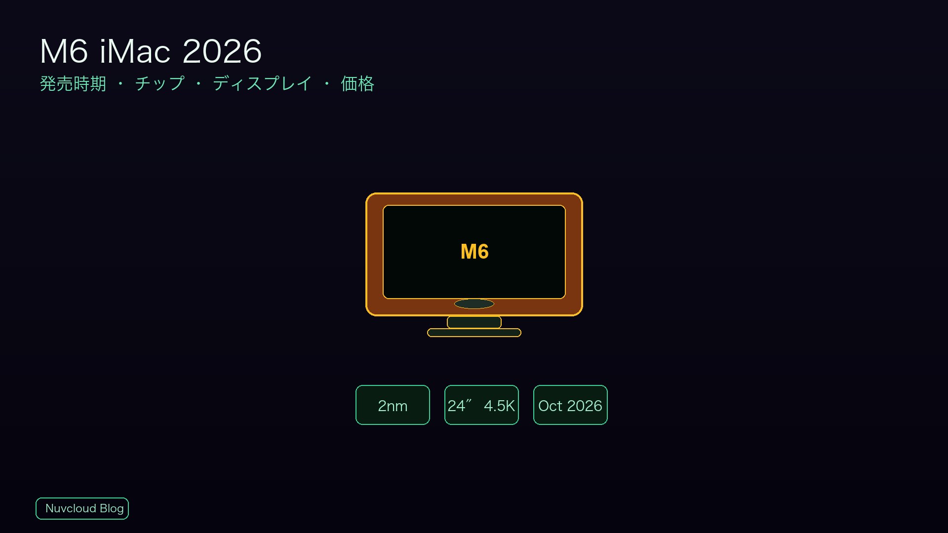 M6 iMac いつ発売？2026 年 iMac 最新情報