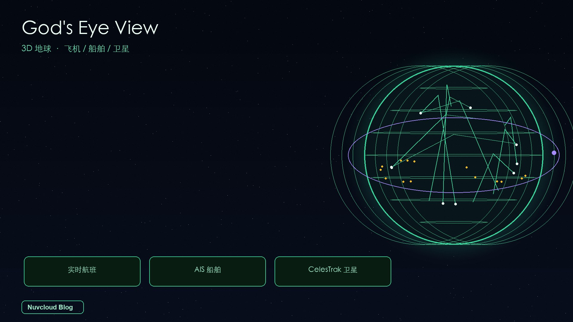 God's Eye View 是什么？GitHub 爆火的「上帝视角」3D 地球实测：实时查看飞机、船舶和卫星