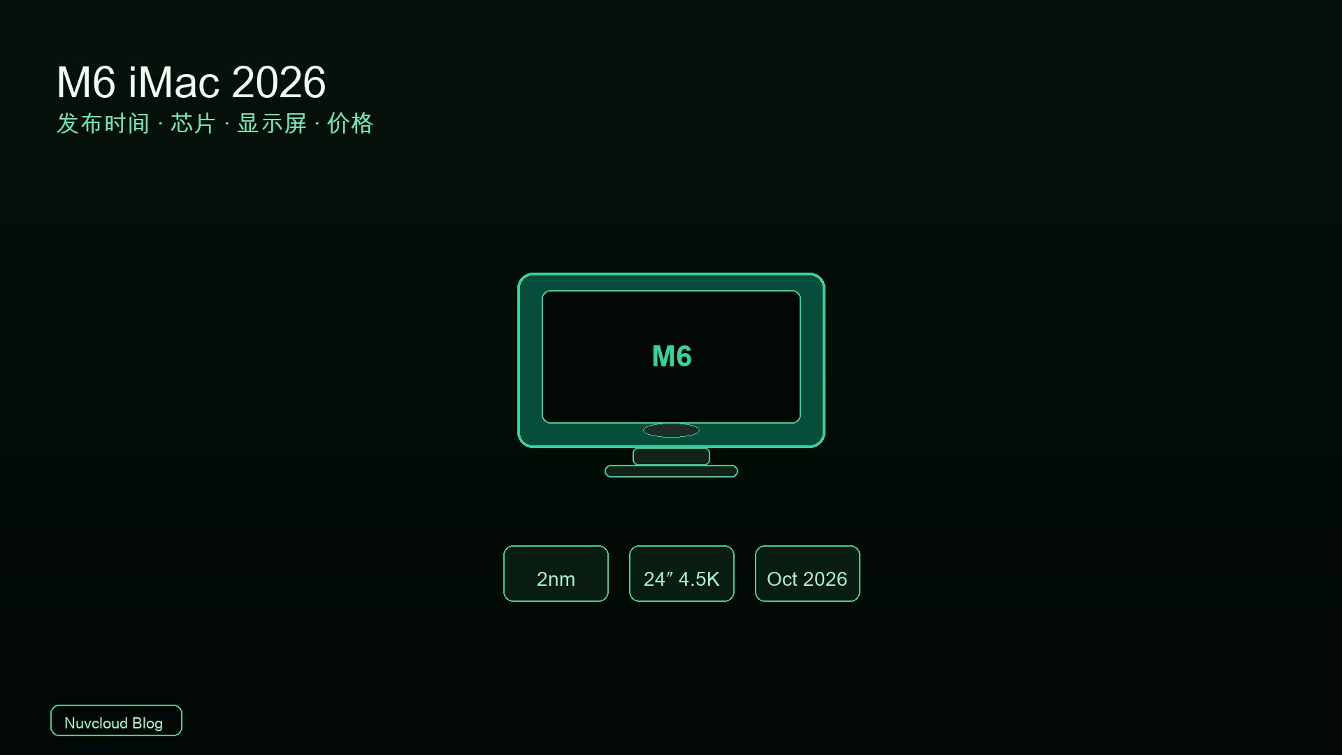 M6 iMac 什么时候发布？2026 新款 iMac 全解析